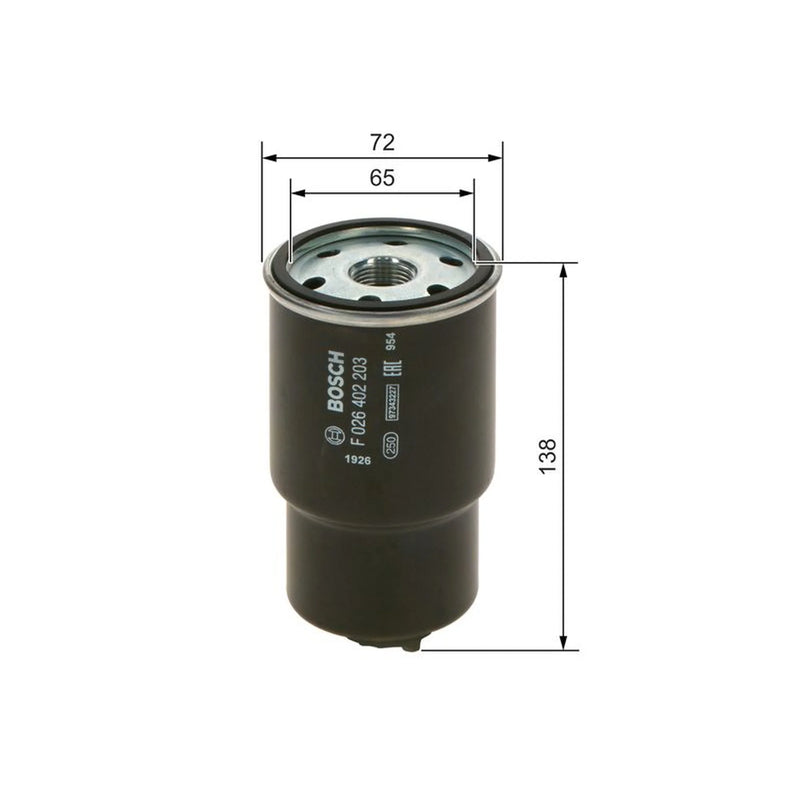 Bosch Fuel Filter Element F 026 402 203