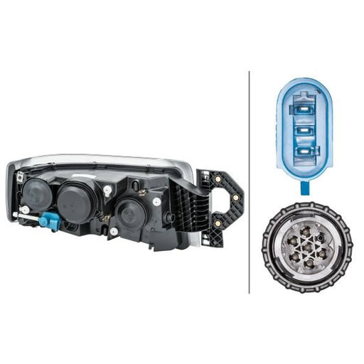 Hella Headlight Headlamp W5W Left 1LL 011 899-431