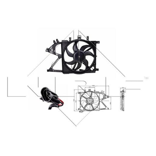 NRF Engine Cooling Fan 47012