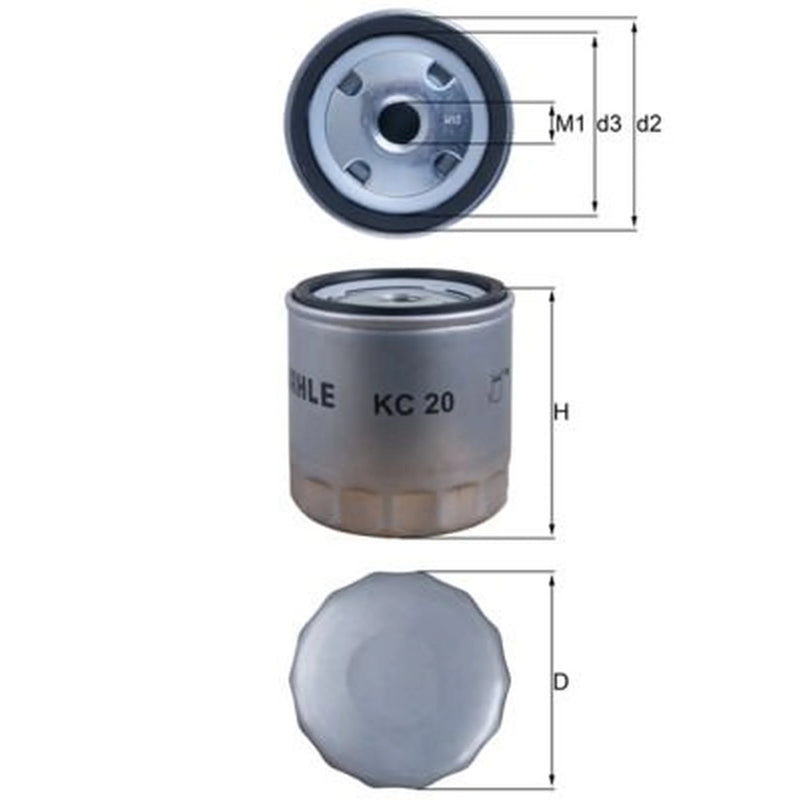 Mahle Fuel Filter Element KC 20