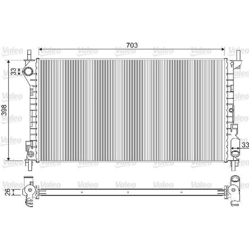 Valeo Engine Radiator 733100