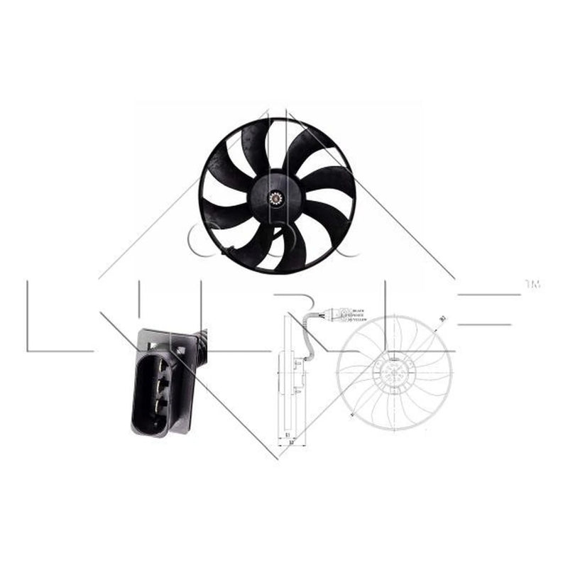 NRF Engine Cooling Fan 47410
