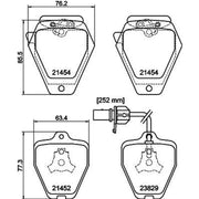Mintex Front Brake Pad Set MDB2145