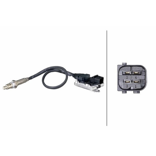 Hella NOx Nitrogen Oxide Sensor Exhaust Pin 6PN 358 186-451
