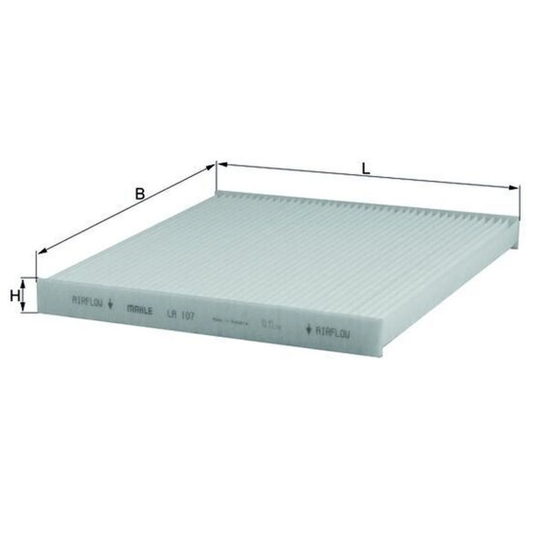 Mahle Cabin Air Filter (Pollen Filter) LA 107