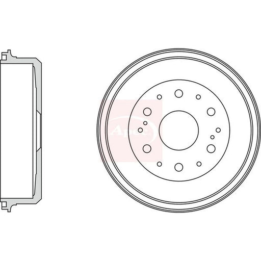 Apec Brake Drum Assembly Rear DRM9996