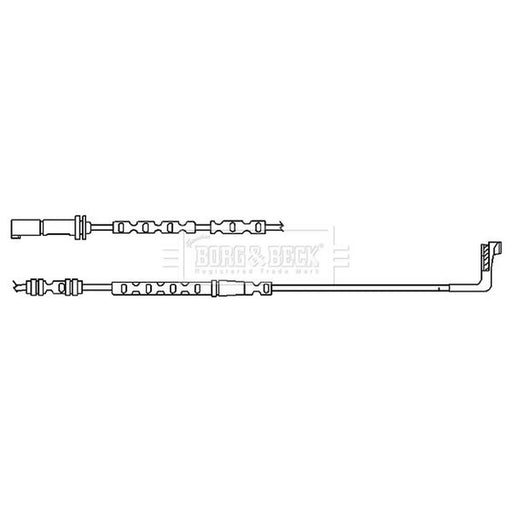 Borg & Beck Brake Pad Wear Sensor Rear BWL3093