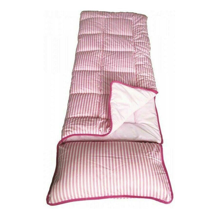 Sunncamp Pink Stripe Junior Sleeping Bag With Pillow Camping SB1120 400g/m - SunnCamp - Van Life Living