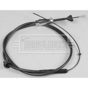 Borg & Beck Handbrake Cable Left Rear BKB1924