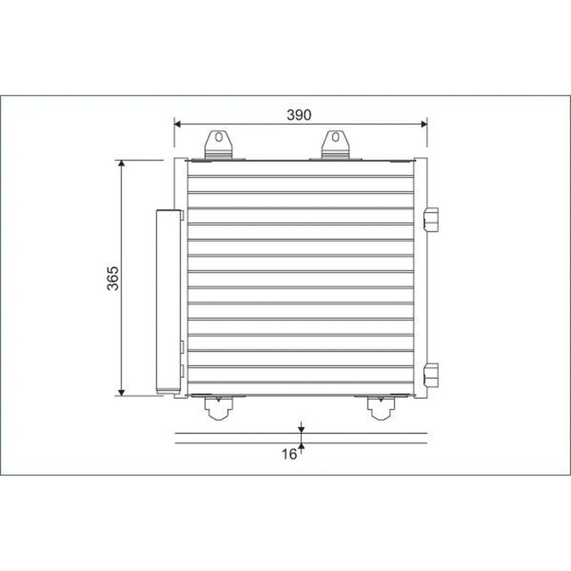 Valeo Air Conditioning Condenser 822577