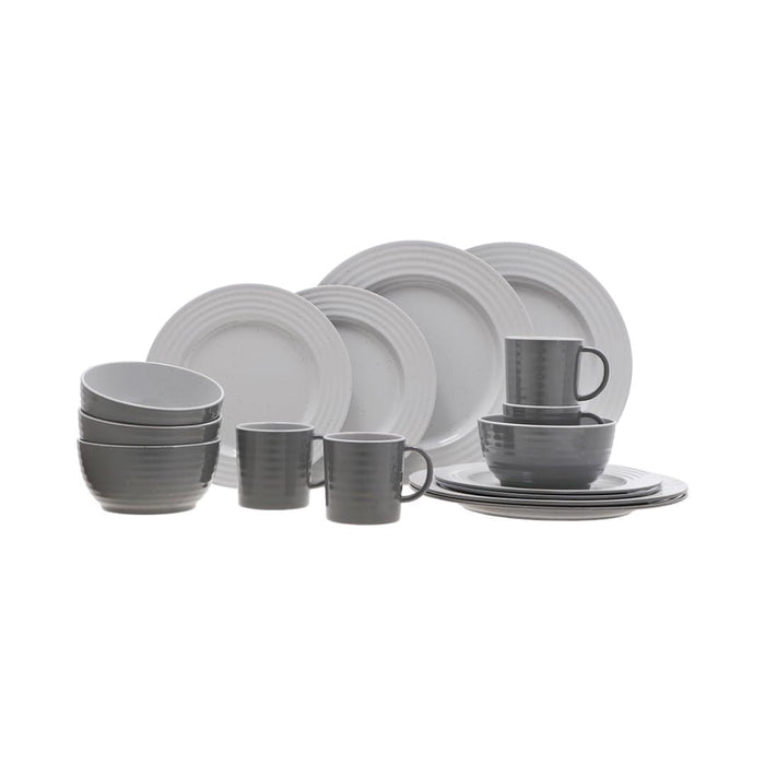 Travellife Rota Tableware Set Grey 16 Pieces 1191320 - Travellife - Van Life Living