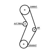 Gates Timing Belt & Water Pump Kit KP15673XS