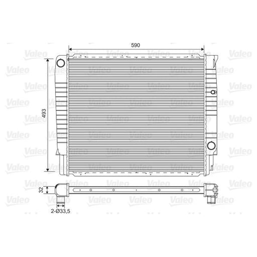 Valeo Engine Radiator 732368