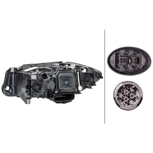 Hella Headlight Headlamp D1S (gas discharge tube) Right 1EL 011 087-721