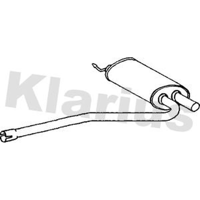 Klarius Box With Centre Pipe Centre AU264X