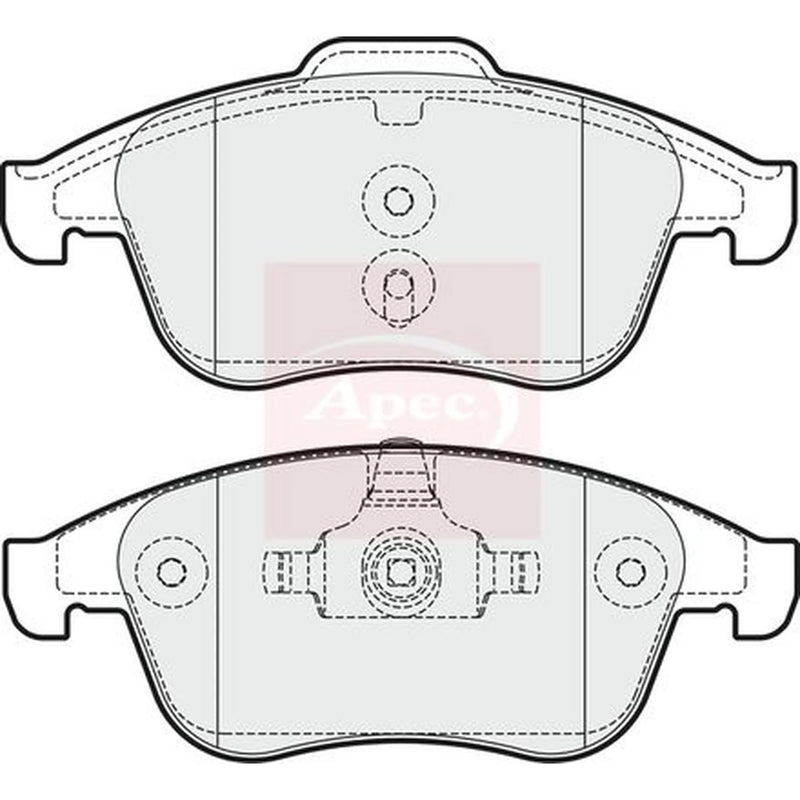 Apec Front Brake Pad Set PAD1898