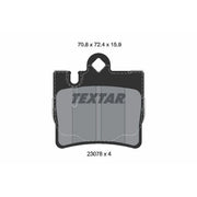 Textar Rear Brake Pad Set 2307801