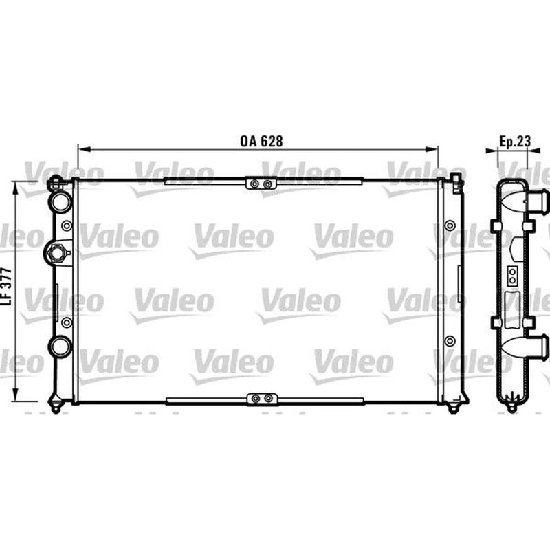Valeo Engine Radiator 732710