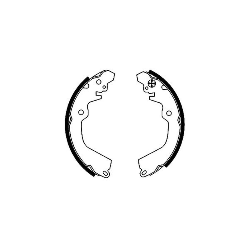 Mintex Brake Shoe Set Axle Kit MFR369