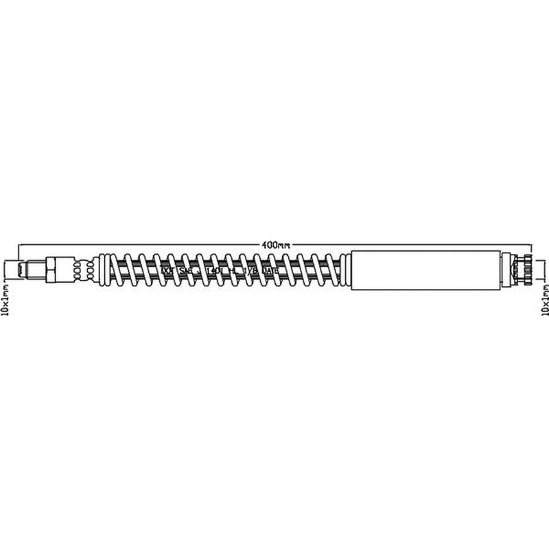 Juratek Brake Hydraulic Hose Line Right JBH1416