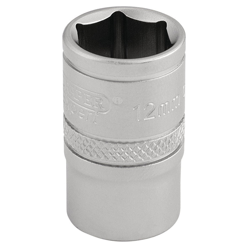 Draper 6 Point Metric Socket, 3/8" Sq. Dr., 12mm 16537 Draper  - Town Parts