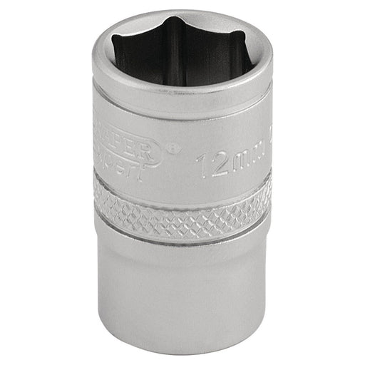 Draper 6 Point Metric Socket, 3/8" Sq. Dr., 12mm 16537 Draper  - Town Parts
