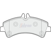 Fahren Rear Brake Pad Set fits Mercedes-Benz Sprinter 3,5-T Bus 2011-2016