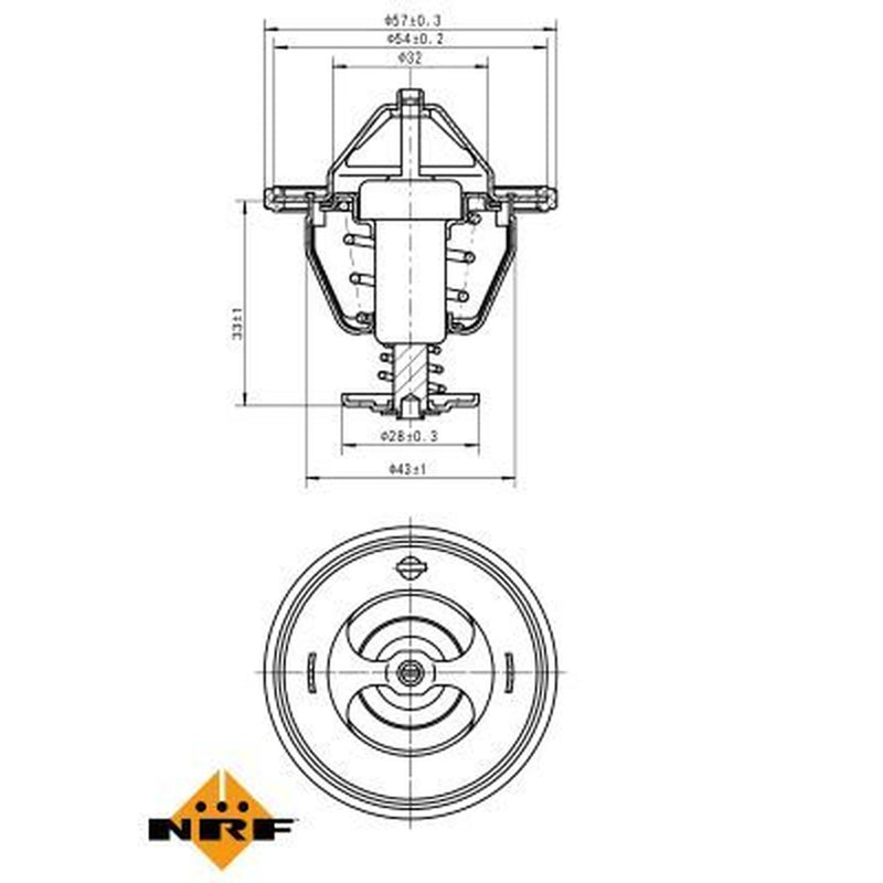 NRF Thermostat,Coolant 725131