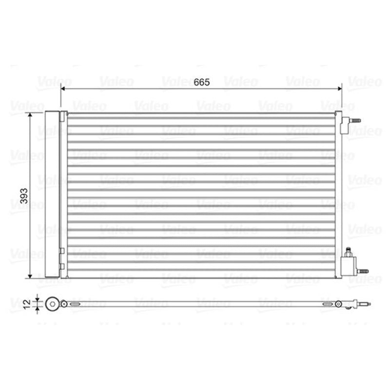 Valeo Air Conditioning Condenser 814042