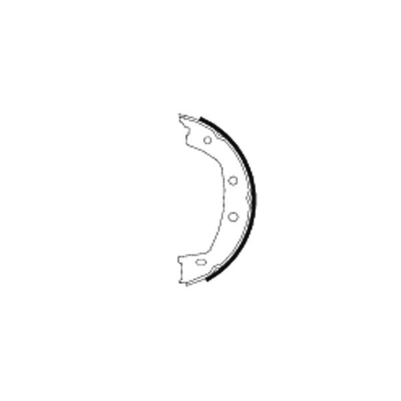 Textar Parking Brake Shoe Set 91067800