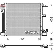 Denso Air Conditioning Condenser fits Nissan Juke 2010-2019 1.6