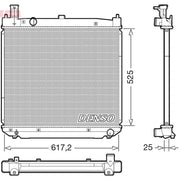 Denso Engine Radiator DRM50141