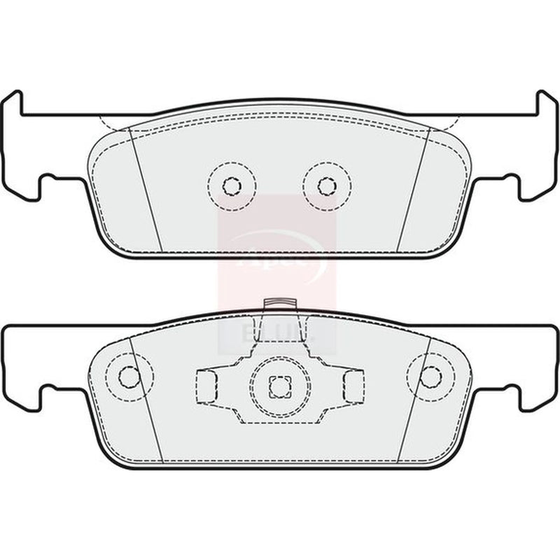 Apec Front Brake Pad Set PD3370