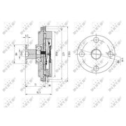 NRF Radiator Fan Clutch 49634