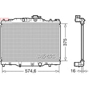 Denso Engine Radiator DRM44043