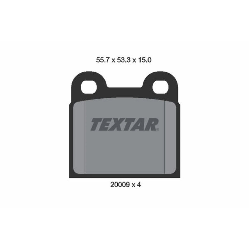 Textar Rear Brake Pad Set 2000906