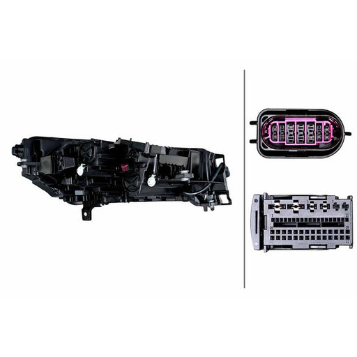Hella Headlight Headlamp LED Left 1EX 014 773-951