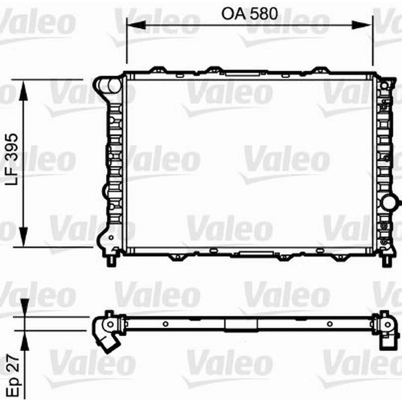 Valeo Engine Radiator 732248