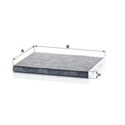 MANN-FILTER Cabin Air Filter (Pollen Filter) CUK 24 004