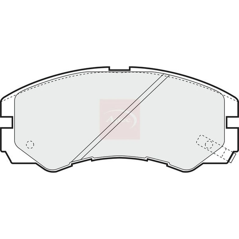 Apec Front Brake Pad Set PAD797