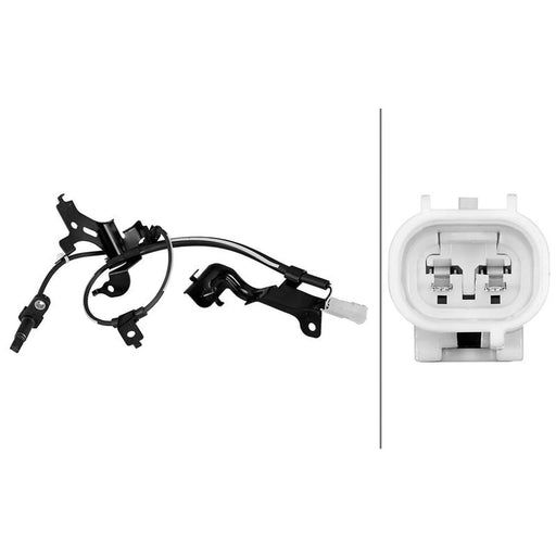 Hella ABS Wheel Speed Sensor Rear 6PU 358 218-811