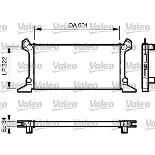 Valeo Engine Radiator 730124