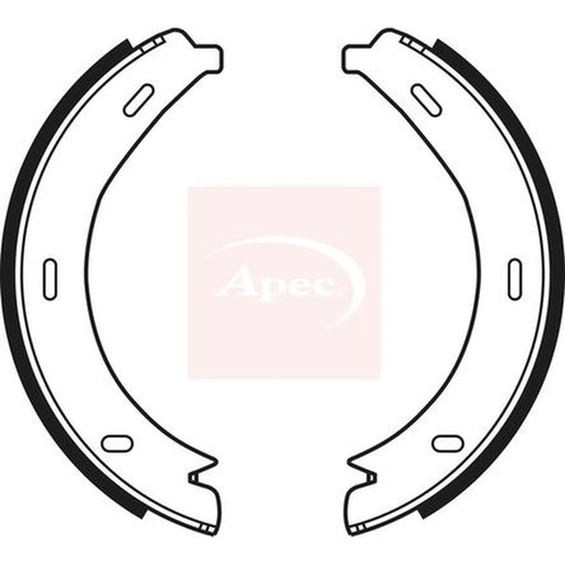 Apec Parking Brake Shoe Set SHU641