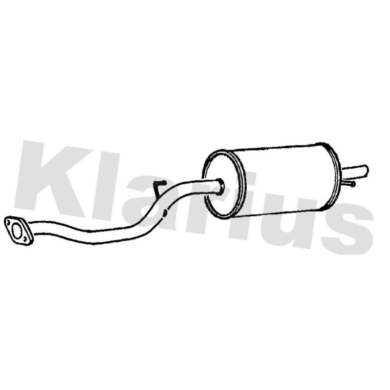 Klarius Box With Tail Pipe Rear SU73K