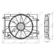 NRF Engine Cooling Fan 47285