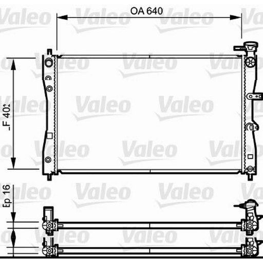 Valeo Engine Radiator 735055