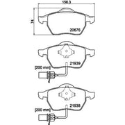 Mintex Front Brake Pad Set MDB1826