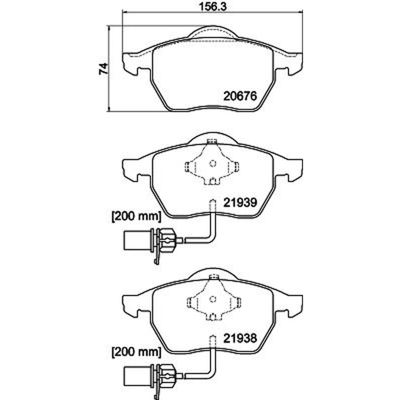 Mintex Front Brake Pad Set MDB1826