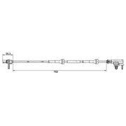 Bosch ABS Wheel Speed Sensor Rear 0 265 007 638