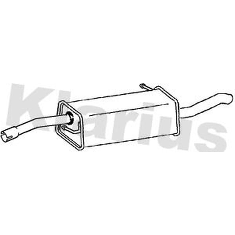 Klarius Box With Tail Pipe Rear FE950L